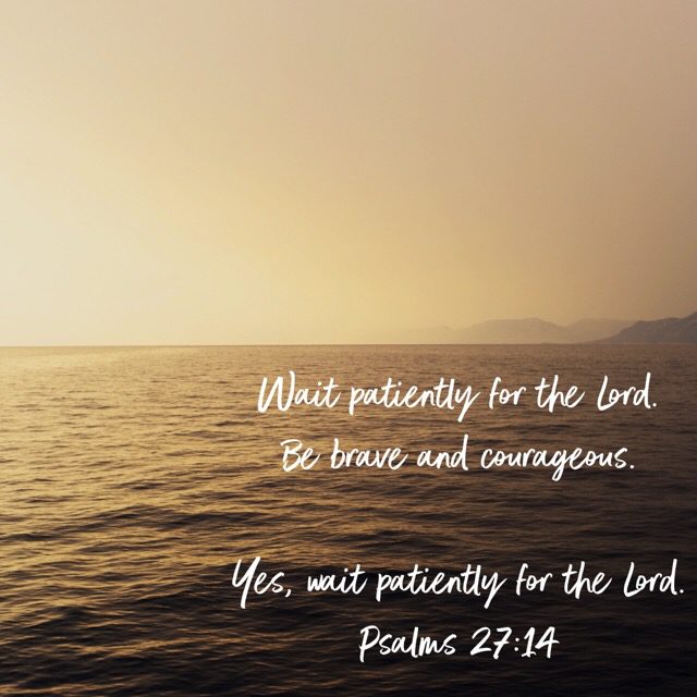 Read more about the article Wait PATIENTLY for the Lord?