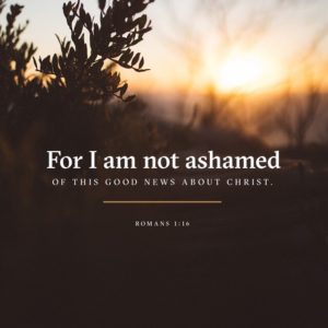 Read more about the article Not Ashamed