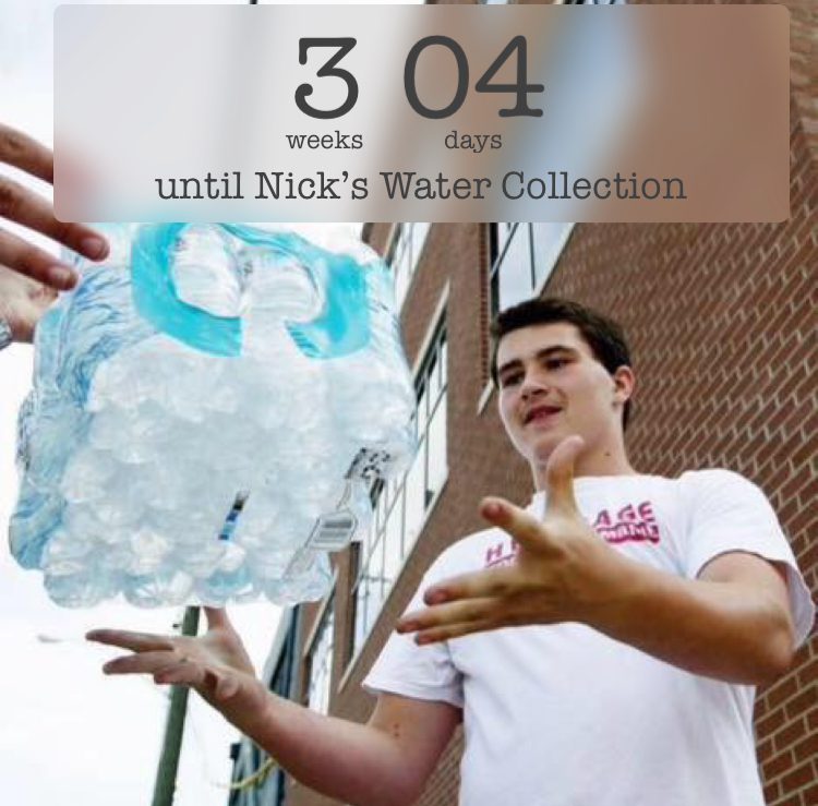Read more about the article Nick’s Water Collection for the Homeless