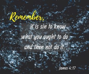 Read more about the article Sin of Omission is Sin