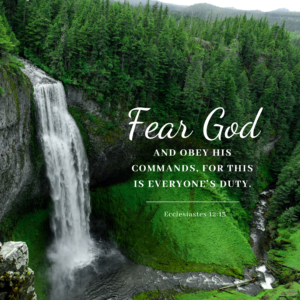 Read more about the article Am I supposed to be afraid of God?