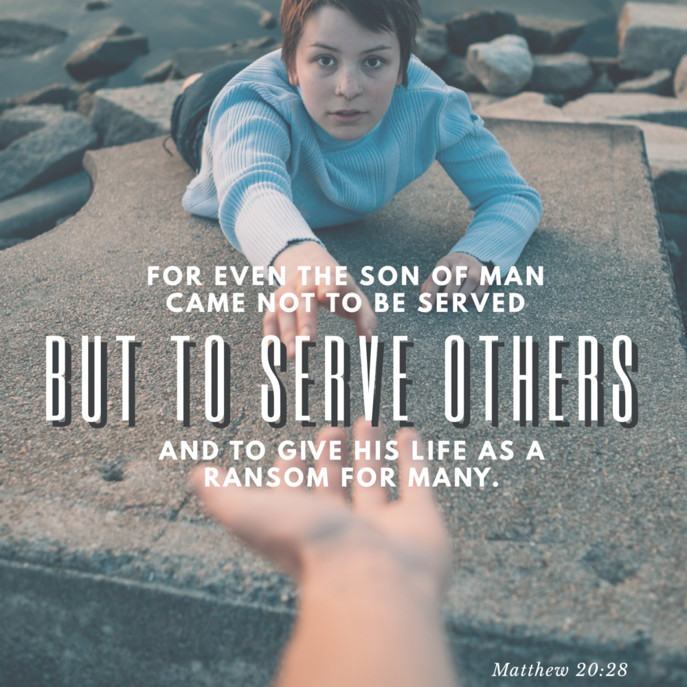 Read more about the article Serving > being served. Jesus said so.