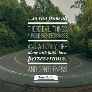 Read more about the article Leave evil in the rearview, race toward God!