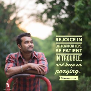 Read more about the article Rejoice, Be Patient, Pray